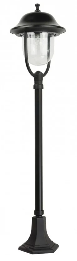 SU-MA Außenlampe Schwarz 117cm IP43 E27 wetterfest< Metall Lampen|Rustikale Lampen