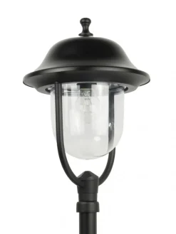 SU-MA Außenlampe Schwarz 117cm IP43 E27 wetterfest< Metall Lampen|Rustikale Lampen