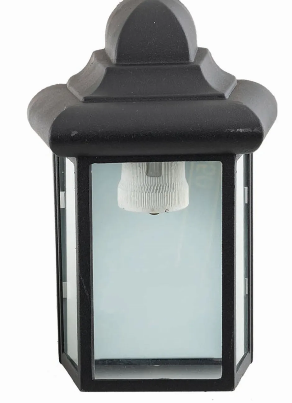 Außenleuchten Antik|Außenwandleuchten*Lido Außenlampe Schwarz E27 regengeschützt JOHNA