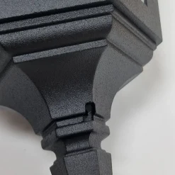 Rustikale Lampen|Vintage Lampen*Elstead Außenlampe Schwarz IP44 E27 Glas Aluminium Rustikal