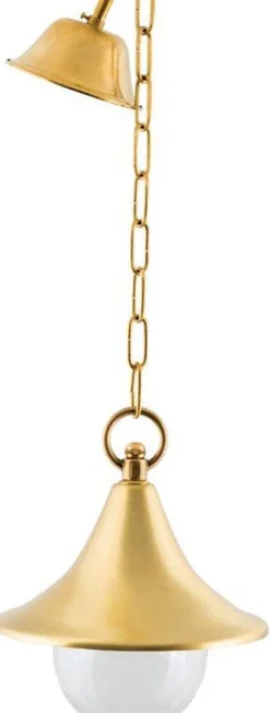 Außenleuchten Antik|Außenleuchten Messing*Lido Außenlampe Terrasse aus Messing Ø21cm E27