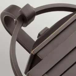 Außenwandleuchten|Gartenlaternen*Elstead Außenlampe Wand Aluminium Glas IP44 H: 27,9 cm Vintage