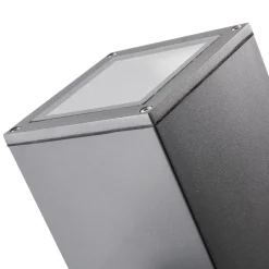 Kanlux Außenlampe Wand Anthrazit E27 Aluminium Glas MAIRI< Außenwandleuchten|Moderne Außenleuchten