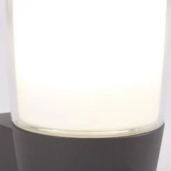 Moderne Außenleuchten|Außenwandleuchten*Searchlight Außenlampe Wand Bewegungssensor IP44 E27 Anthrazit Weiß