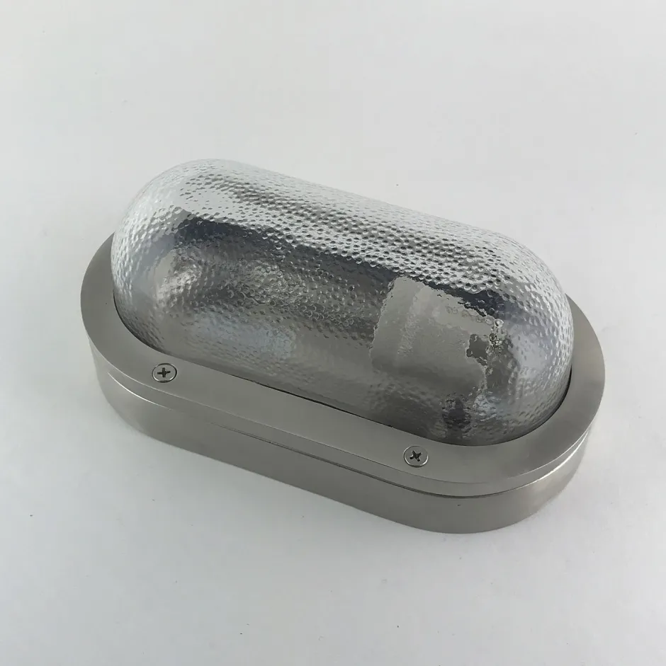 Außenwandleuchten|Feuchtraumleuchten*Andromeda Außenlampe Wand Glas Messing massiv E27 IP64 Maritim