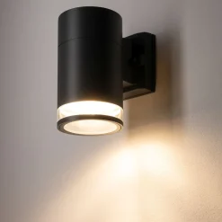 Außenwandleuchten|Metall Lampen*Nowodvorski Außenlampe Wand IP44 E27 Graphit Downlight Eingang