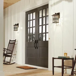 Elstead Außenlampe Wand IP44 E27 Rustikal Haus Hof Laterne< Außenleuchten Antik|Außenwandleuchten