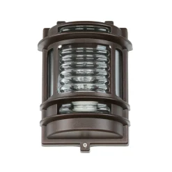 Lido Außenlampe Wand IP64 Messing Glas E27 H: 22 cm GRACIA< Rustikale Lampen|Metall Lampen