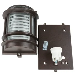 Lido Außenlampe Wand IP64 Messing Glas E27 H: 22 cm GRACIA< Rustikale Lampen|Metall Lampen