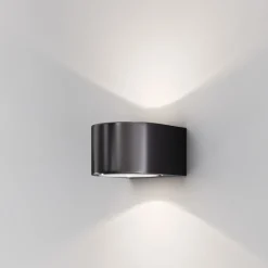 Maytoni Außenlampe Wand LED Aluminium Glas Up Down 11 cm breit< Außenwandleuchten|Led Außenleuchten