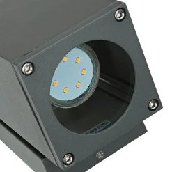 SU-MA Außenleuchte Anthrazit Aluminium eckig IP54< Metall Lampen|Feuchtraumleuchten