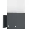 Außenwandleuchten|Moderne Außenleuchten*SU-MA Außenleuchte Anthrazit IP44 blendarm wetterfest