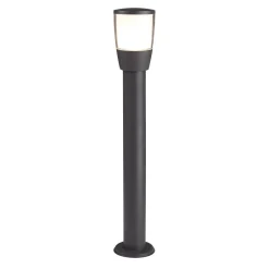 Searchlight Außenleuchte Anthrazit Weiß IP44 E27 90 cm Aluminium< Metall Lampen|Wegeleuchten