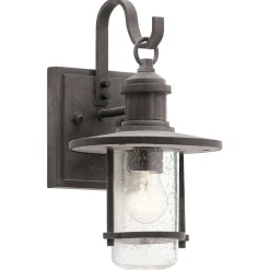 Elstead Außenleuchte Antik Aluminium Glas IP44 Rustikal E27< Rustikale Lampen|Maritime Lampen