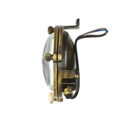 Lido Außenleuchte Bullauge G9 Ø 14 cm Messing Glas< Rustikale Lampen|Metall Lampen