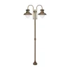 Außenleuchten Antik|Außenleuchten Messing*Giovanni Battista Außenleuchte 2-flammig 210 cm E27 IP44 Messing Maritim
