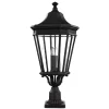 Außenleuchten Antik|Gartenlaternen*Elstead Außenleuchte Garten Terrasse Schwarz IP44 78cm hoch
