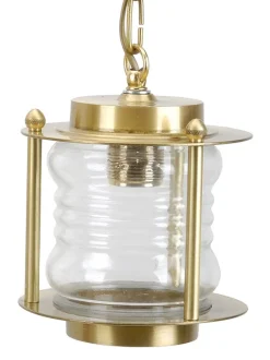 Rustikale Lampen|Metall Lampen*Lido Außenleuchte Glas Messing Ø16cm Terrasse Balkon