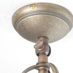 Metall Lampen|Messinglampen*Giovanni Battista Außenleuchte in Bronze Antik aus Messing Glas