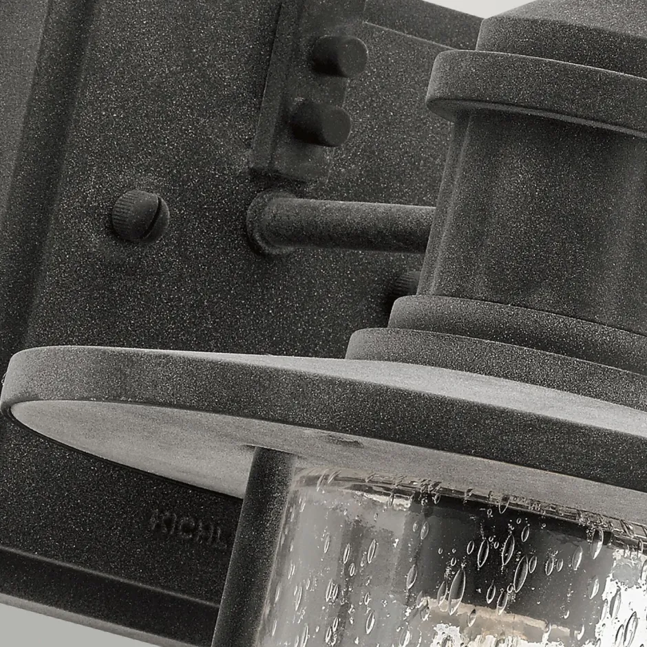 Außenleuchten Antik|Außenwandleuchten*Elstead Außenleuchte IP44 Aluminium Regenglas Rustikal E27