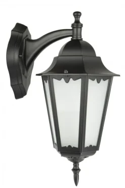 Metall Lampen|Rustikale Lampen*SU-MA Außenleuchte IP43 Rustikal Aluminium Glas E27