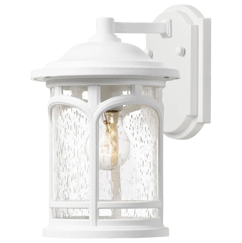 Elstead Außenleuchte IP44 Weiß E27 Vintage Design MATT< Außenwandleuchten|Vintage Lampen