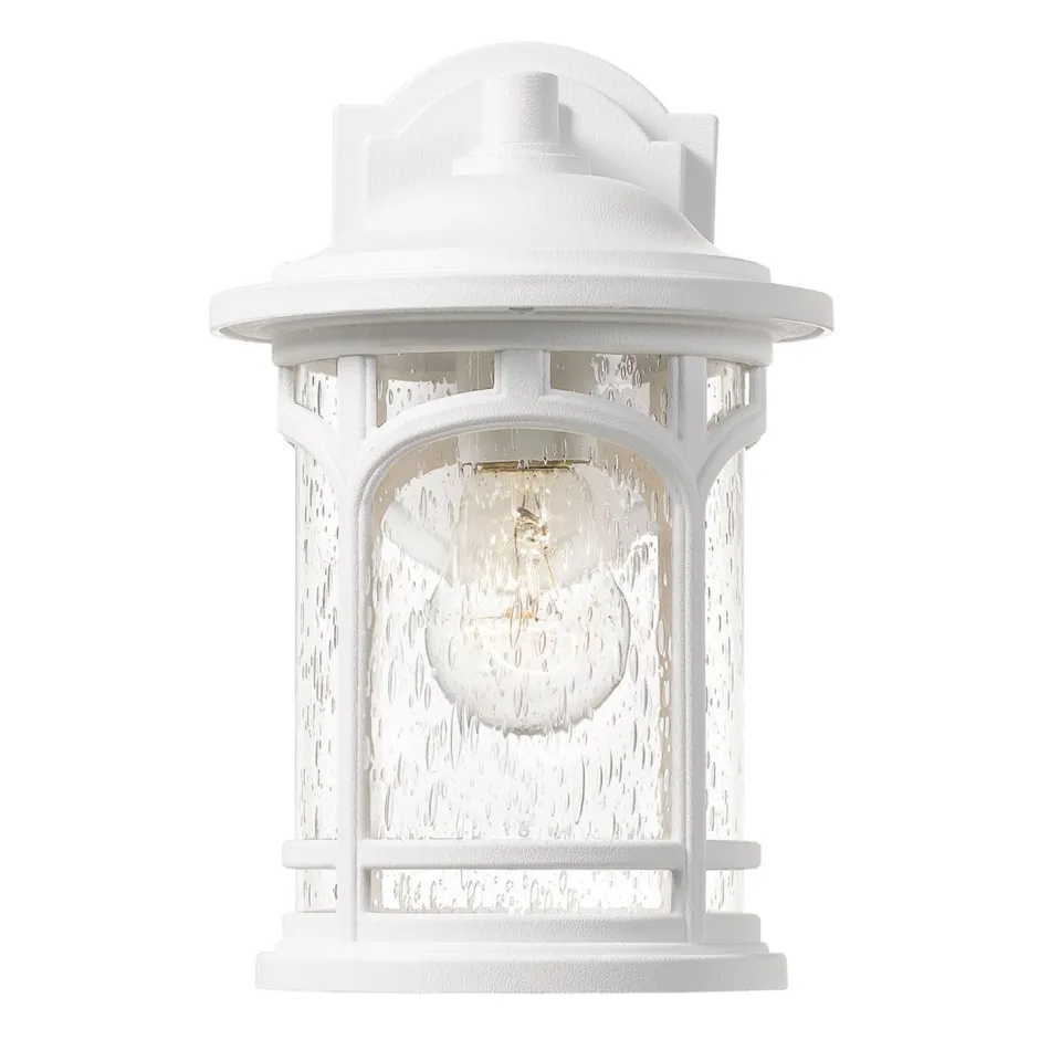 Elstead Außenleuchte IP44 Weiß E27 Vintage Design MATT< Außenwandleuchten|Vintage Lampen