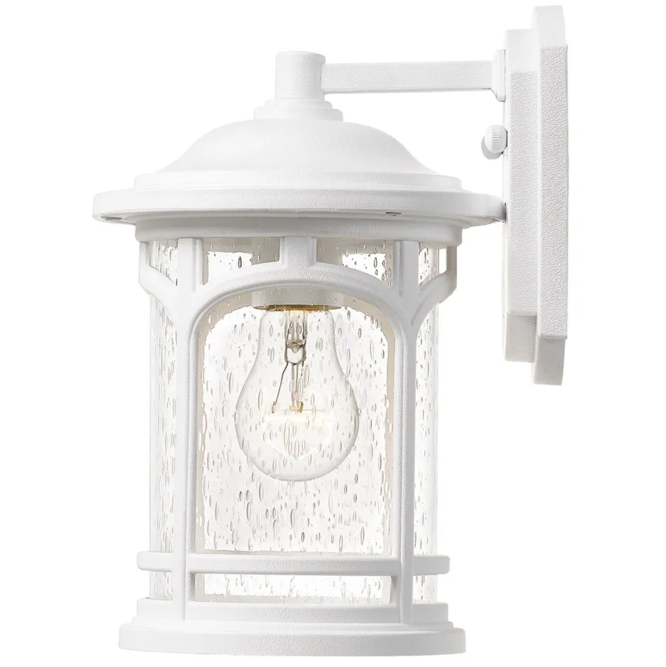 Elstead Außenleuchte IP44 Weiß E27 Vintage Design MATT< Außenwandleuchten|Vintage Lampen