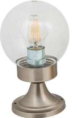 Lido Außenleuchte Kugel Schirm massives Messing H:25cm< Außenleuchten Antik|Außenleuchten Messing