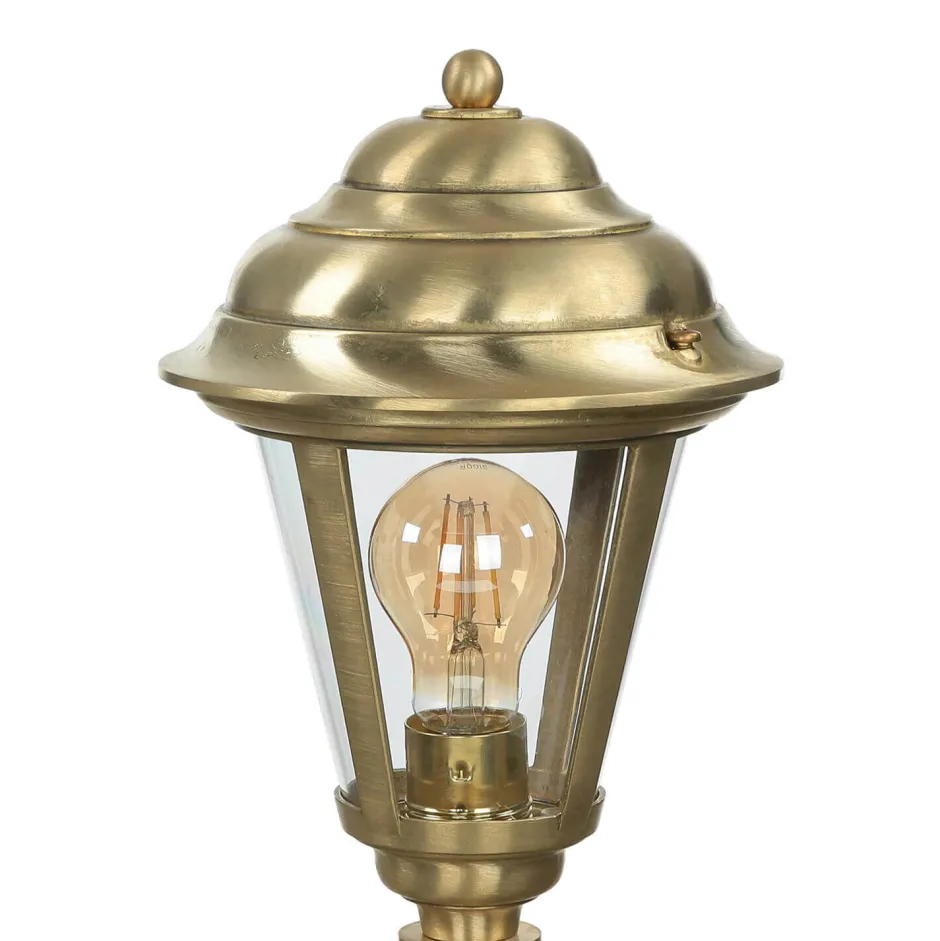 Lido Außenleuchte Messing 100 cm IP43 E27 Rustikal Garten< Rustikale Lampen|Metall Lampen