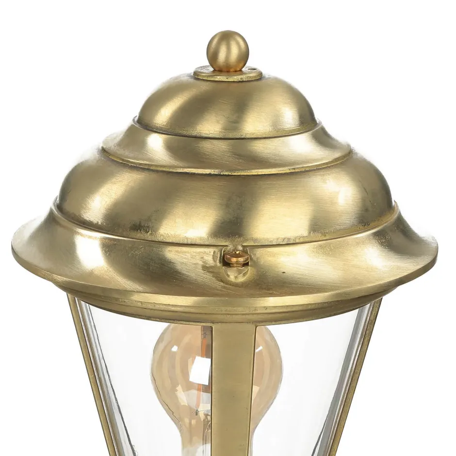 Lido Außenleuchte Messing 100 cm IP43 E27 Rustikal Garten< Rustikale Lampen|Metall Lampen