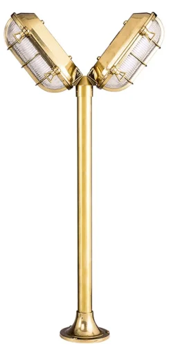 Rustikale Lampen|Messinglampen*Lido Außenleuchte Messing Garten Weg IP54 rostfrei edel