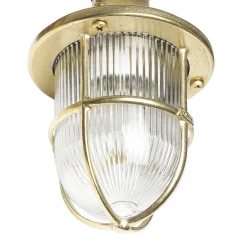 Lido Außenleuchte Messing Rostfrei Glasschirm SANTORIN< Rustikale Lampen|Metall Lampen