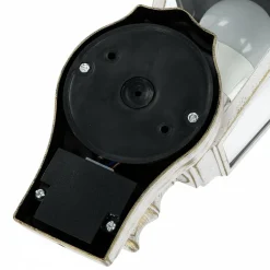 Metall Lampen|Rustikale Lampen*Easylight Außenleuchte mit Bewegungsmelder Sensor TIROL Weiß Gold