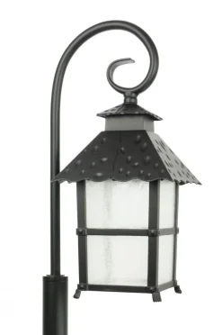SU-MA Außenleuchte MONTREAL Schwarz Aluminium 116 cm< Rustikale Lampen|Metall Lampen