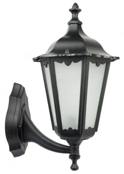 Außenleuchten Antik|Außenwandleuchten*SU-MA Außenleuchte Rustikal Schwarz wetterfest IP43