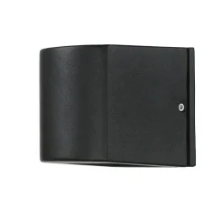 Easylight Außenleuchte Schwarz IP44 Up Down Aluminium Glas klein< Moderne Lampen|Moderne Außenleuchten