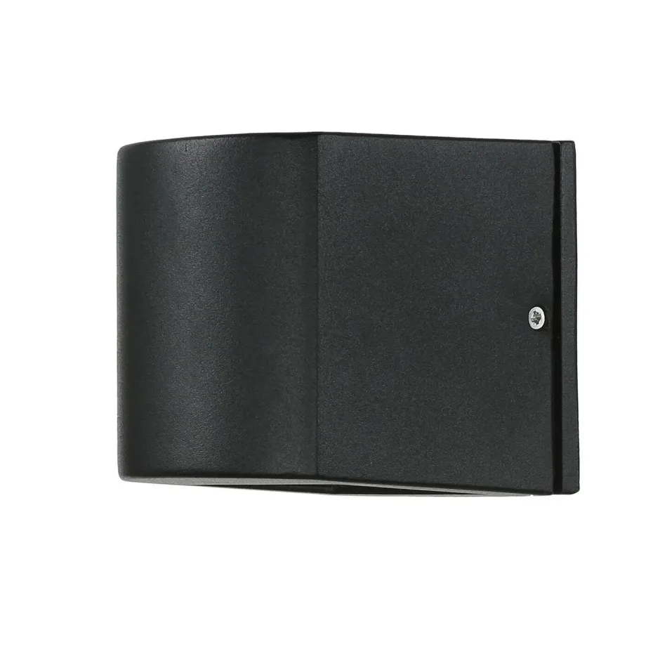 Easylight Außenleuchte Schwarz IP44 Up Down Aluminium Glas klein< Moderne Lampen|Moderne Außenleuchten