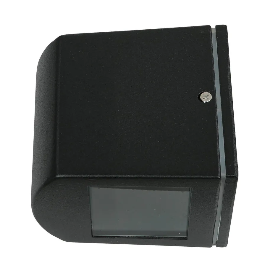 Easylight Außenleuchte Schwarz IP44 Up Down Aluminium Glas klein< Moderne Lampen|Moderne Außenleuchten