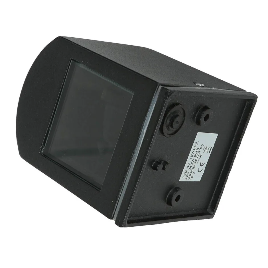 Easylight Außenleuchte Schwarz IP44 Up Down Aluminium Glas klein< Moderne Lampen|Moderne Außenleuchten