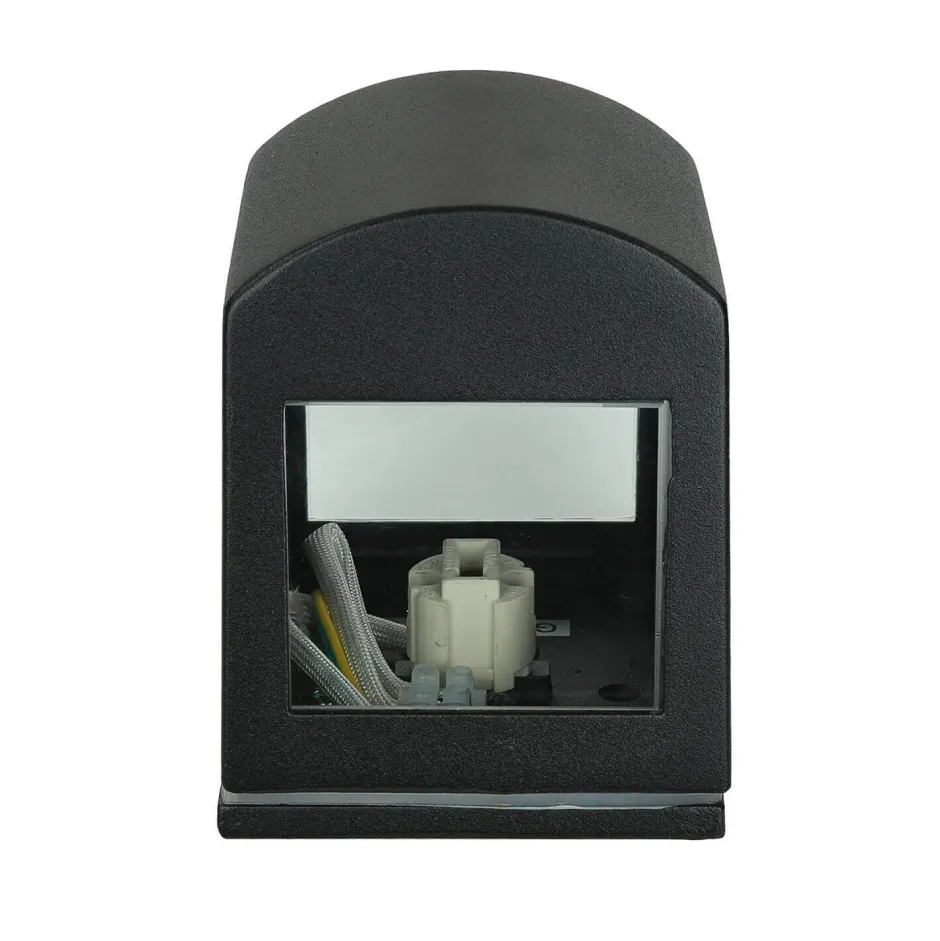 Easylight Außenleuchte Schwarz IP44 Up Down Aluminium Glas klein< Moderne Lampen|Moderne Außenleuchten