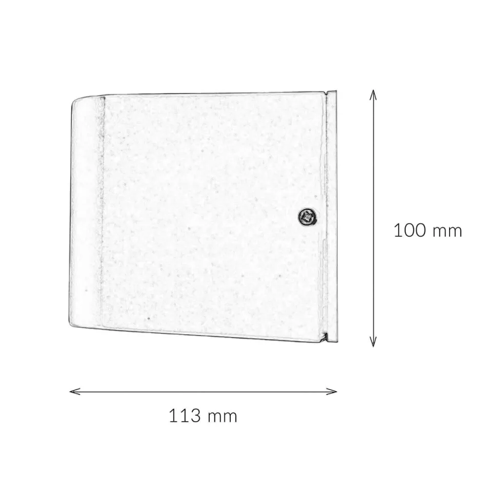 Easylight Außenleuchte Schwarz IP44 Up Down Aluminium Glas klein< Moderne Lampen|Moderne Außenleuchten