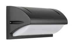 Metall Lampen|Feuchtraumleuchten*SU-MA Außenleuchte Schwarz IP54 wetterfest B:25cm BIEZEN