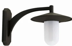 Lido Außenleuchte Schwarz Rustikal Aluminium IP44< Außenleuchten Antik|Außenwandleuchten