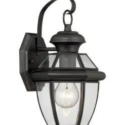 Vintage Lampen|Gartenlaternen*Elstead Außenleuchte Schwarz Vintage E27 Garten Haus Hof