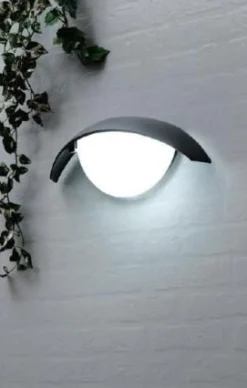 Außenwandleuchten|Moderne Außenleuchten*SU-MA Außenleuchte Schwarz Weiß IP44 blendarm REMA