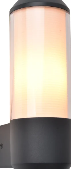Metall Lampen|Außenwandleuchten*Eco-Light Außenleuchte Wand Aluminium E27 IP44 26,2 cm blendarm