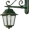 Metall Lampen|Rustikale Lampen*Ferroluce Außenleuchte Wand Aluminium E27 IP43 55 cm hoch