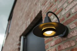 Eco-Light Außenleuchte Wand Aluminium H:24,6 cm IP54 E27 Schwarz< Metall Lampen|Moderne Außenleuchten