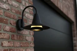 Eco-Light Außenleuchte Wand Aluminium H:24,6 cm IP54 E27 Schwarz< Metall Lampen|Moderne Außenleuchten